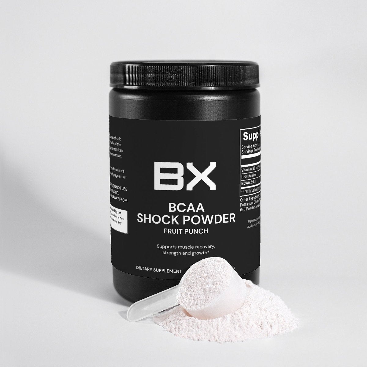 BCAA Shock Powder (Fruit Punch) - BoostRX