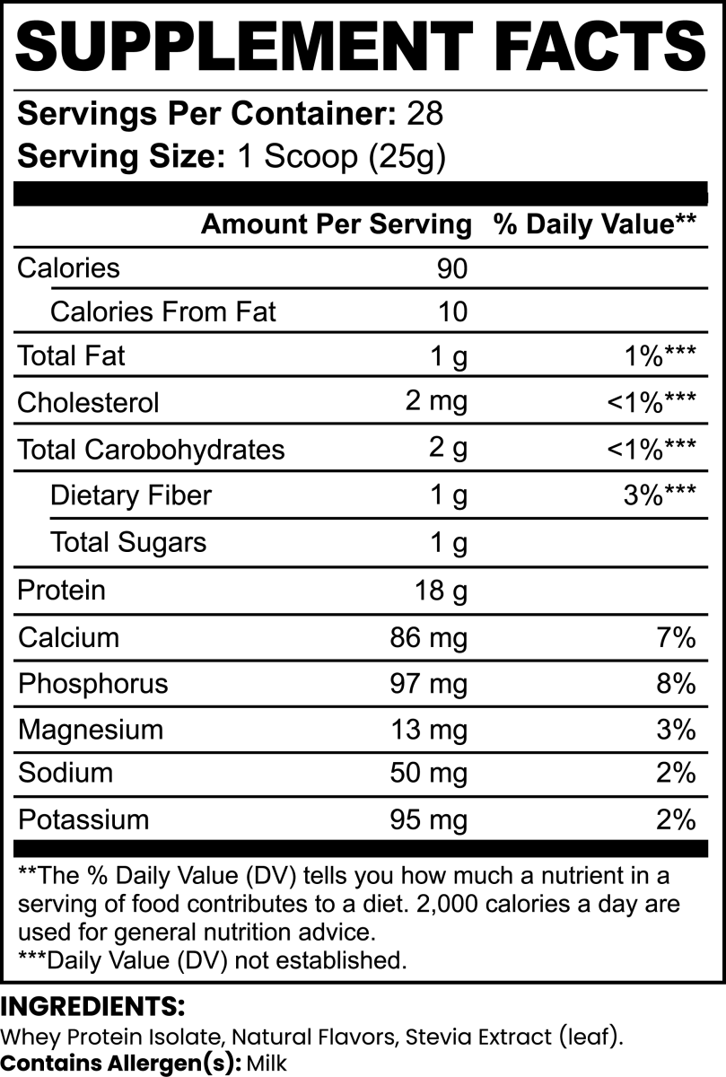 Pure3 Whey Protein Isolate (Chocolate) - BoostRX